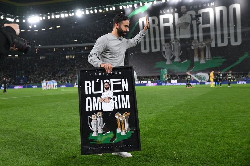 “Heartwarming Send-Off: Sporting Fans Give Ruben Amorim Emotional Farewell Ahead of Man United Move”