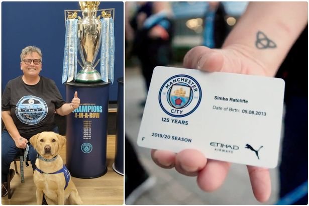 “This Dog Has a Manchester City Season Ticket – And Helps His Owner Live Her Football Dream!”