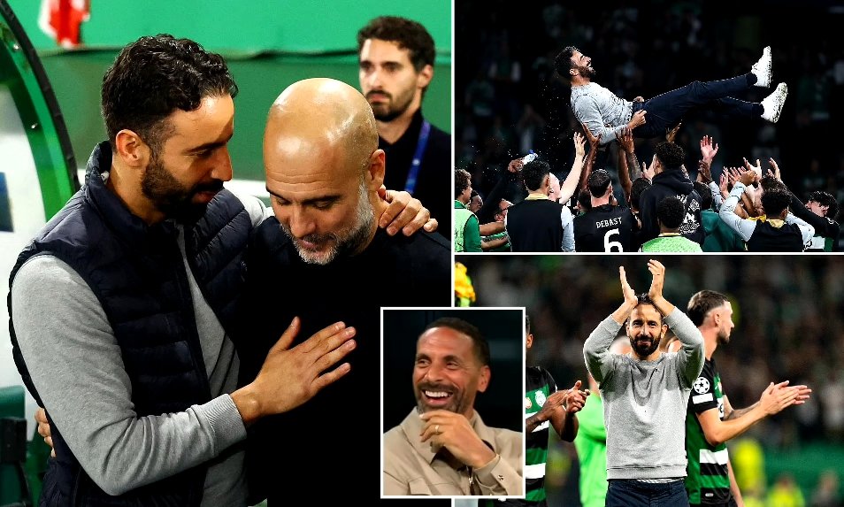 “Pep Shaken? Rio Ferdinand Claims Guardiola ‘Terrified’ After Amorim’s Man City Humiliation – Warns United’s Dark Days May Be Over”