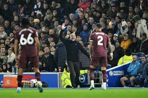 “Pep Guardiola Humiliated by Brighton Fans as Ex-Premier League Star Slams ‘Disastrous City Performance'”