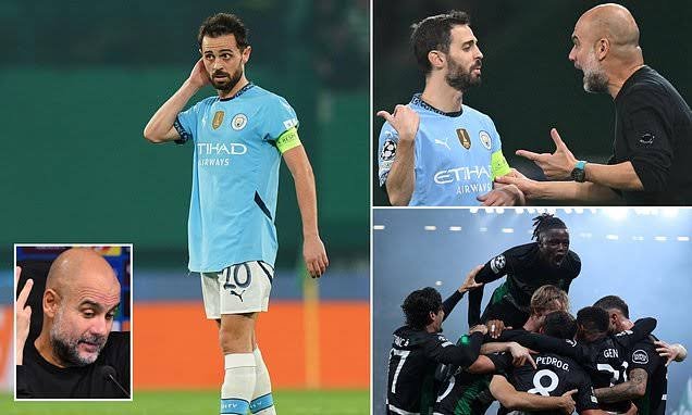 “Bernardo Silva Admits Man City Spiraling into ‘Dark Place’ After Crushing Defeat in Lisbon!”