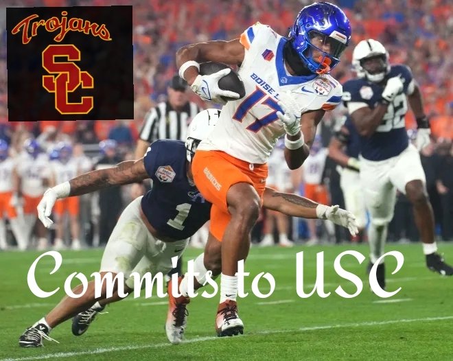 “USC Lands Dynamic Boost at WR: Boise State Transfer Prince Strachan Joins the Trojans”