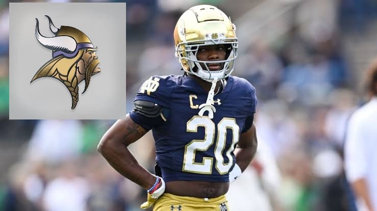 Vikings Eye Elite Playmaker: Notre Dame CB Lands in Kiper’s 2025 Mock Draft