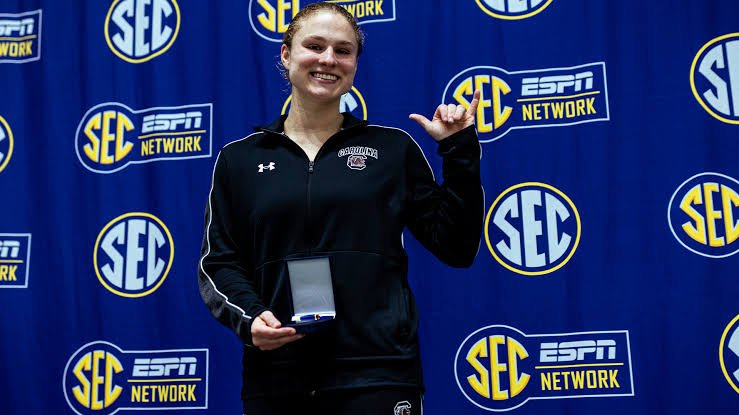 Verzyl Strikes Gold as Gamecocks Shine with Two Record-Breaking Performances at SEC Championships!