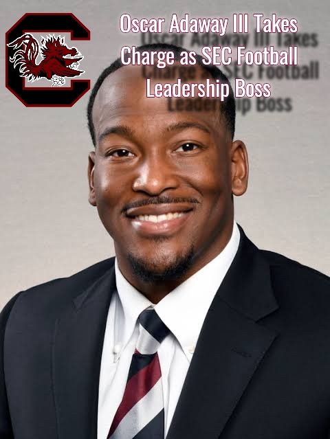 “Breaking: South Carolina Star Oscar Adaway III Takes Charge as SEC Football Leadership Boss!”