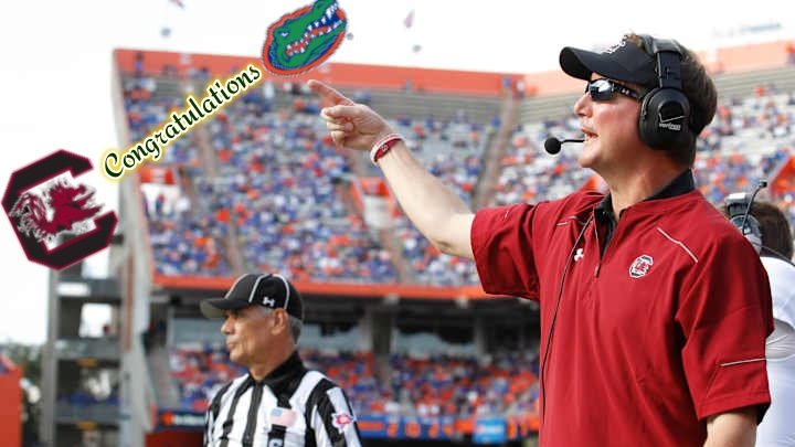 CONGRATULATIONS: From South Carolina Gamecock to Florida Gators Support Staff