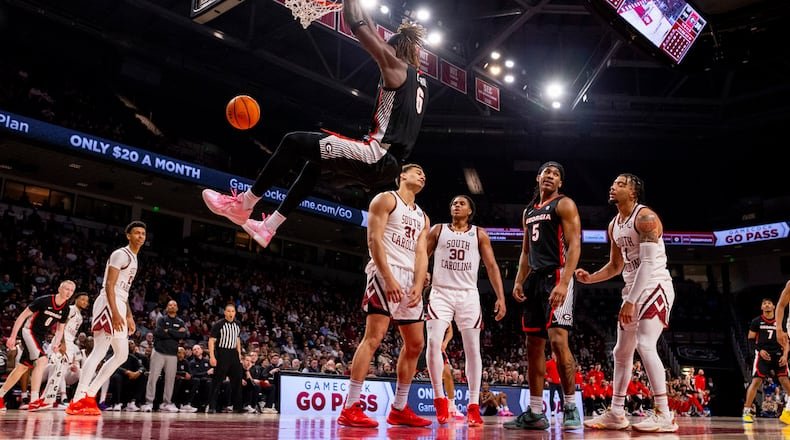 South Carolina were no match for Georgia on Senior Night, Their poor performance lands them at No. 16 seed in SEC Tournament