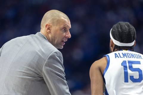 Mark Pope explains what led to Kentucky basketball’s blowout home loss to Auburn