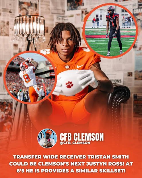 “Clemson’s New Weapon? How Transfer WR Tristan Smith is Making an Instant Impact”