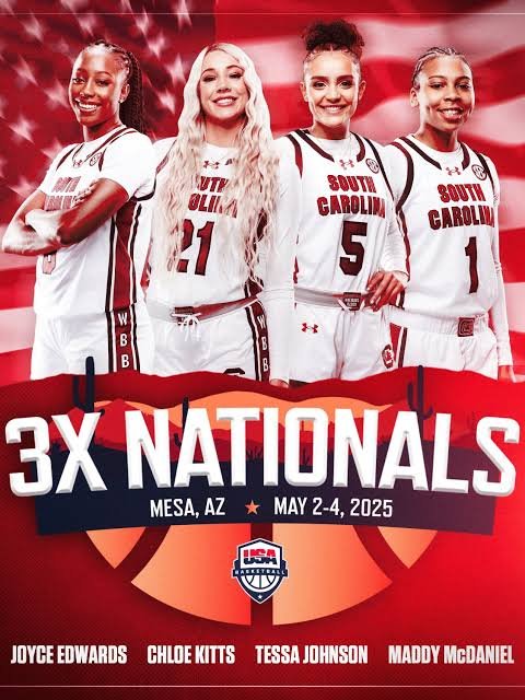 Gamecock Nation opens up about Four South Carolina Stars Set to Make Waves at 2025 USA Basketball 3X Nationals!