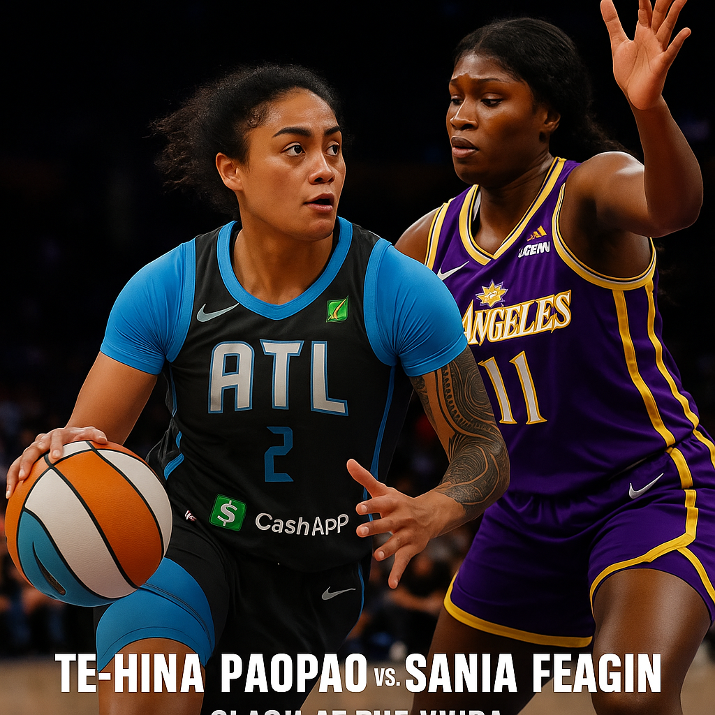From Teammates to Rivals: Te-Hina Paopao and Sania Feagin Clash in Intense WNBA Showdown