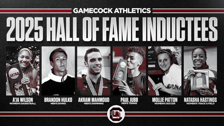 A look at Six Gamecock Greats Named to 2025 South Carolina Athletics Hall of Fame Class