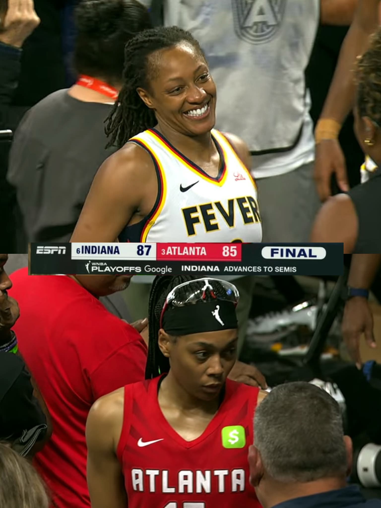 Indiana Fever Stun Atlanta Dream, Clinch First Playoff Series Win Since 2015