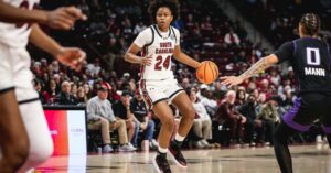 South-Carolina-womens-basketball-player-Ayla-McDowell-during-the-Grand-Canyon-game-on-November-3-2025-Katie-Dugan-GamecockCentral