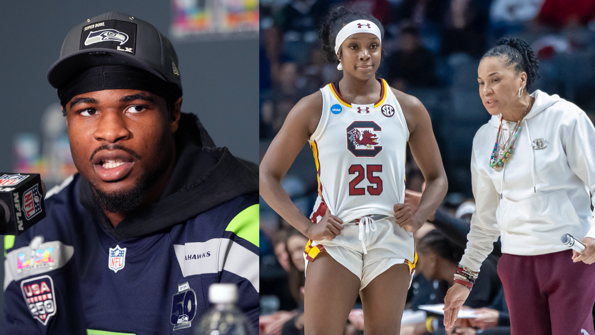 Dawn Staley Backs Former Gamecocks in Super Bowl LX Showdown