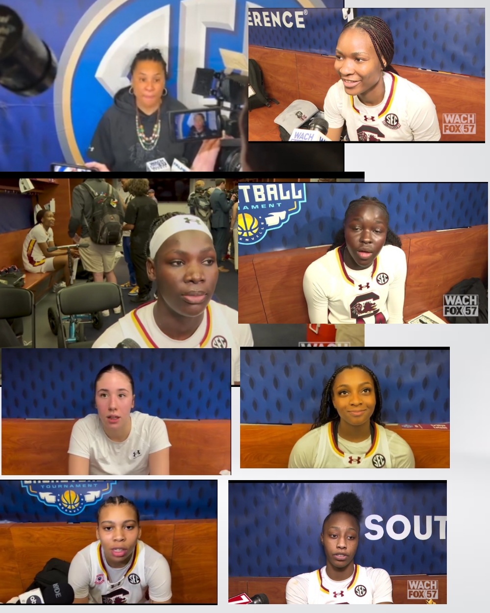 “Locker Room Reactions: South Carolina Players Reveal Raw Emotions After Texas Snatches SEC Title”