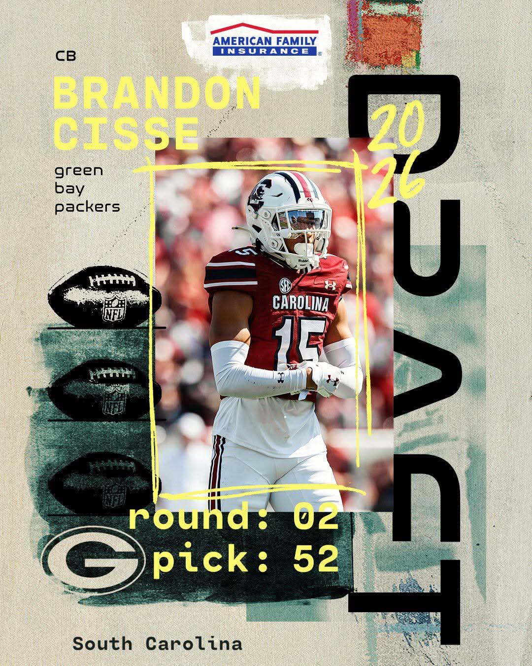 From Sumter to Green Bay: How Brandon Cisse’s One Season in Columbia Turned a Transfer Into a Second-Round NFL Pick