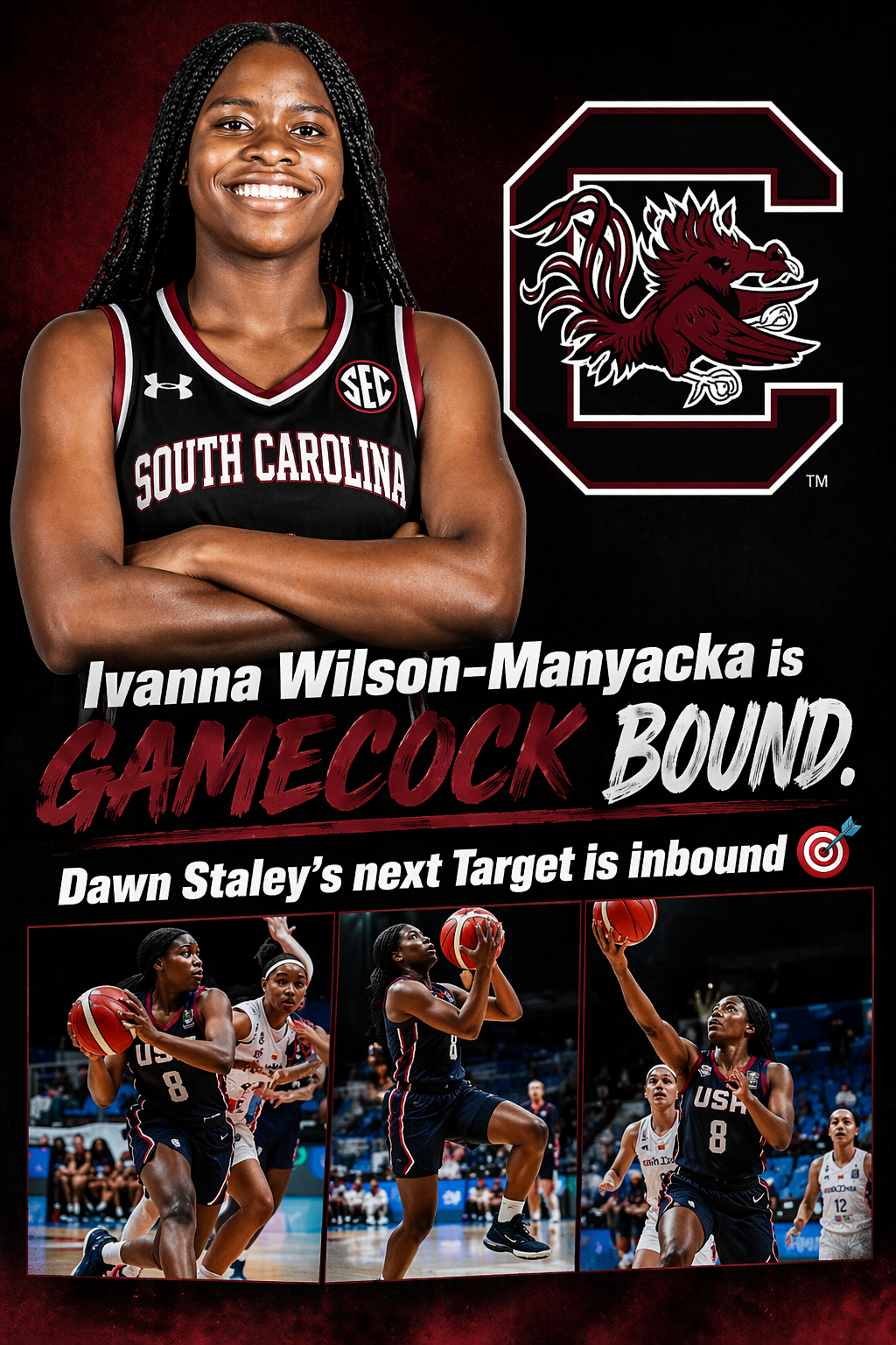 “Why Ivanna Wilson-Manyacka is Gamecock Bound —The Trail Of Breadcrumbs”