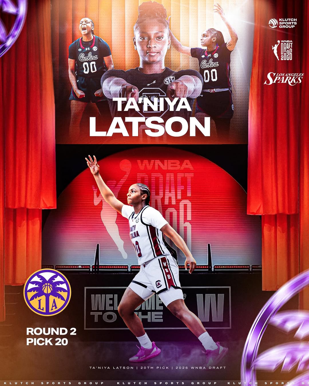 Shock Slide? Big Mistake: Ta’Niya Latson Falls to No. 20 — and the Sparks May Have Just Stolen a Star