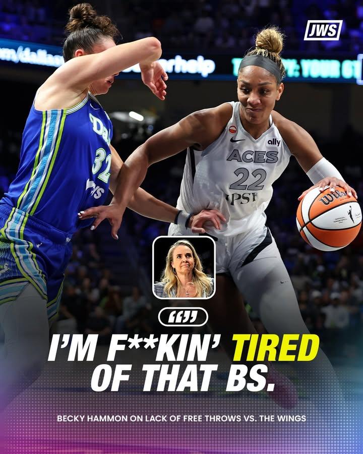 Becky Hammon Erupts After Wings Hand Aces 95-87 Loss — And Her Postgame Comments Are Impossible to Ignore