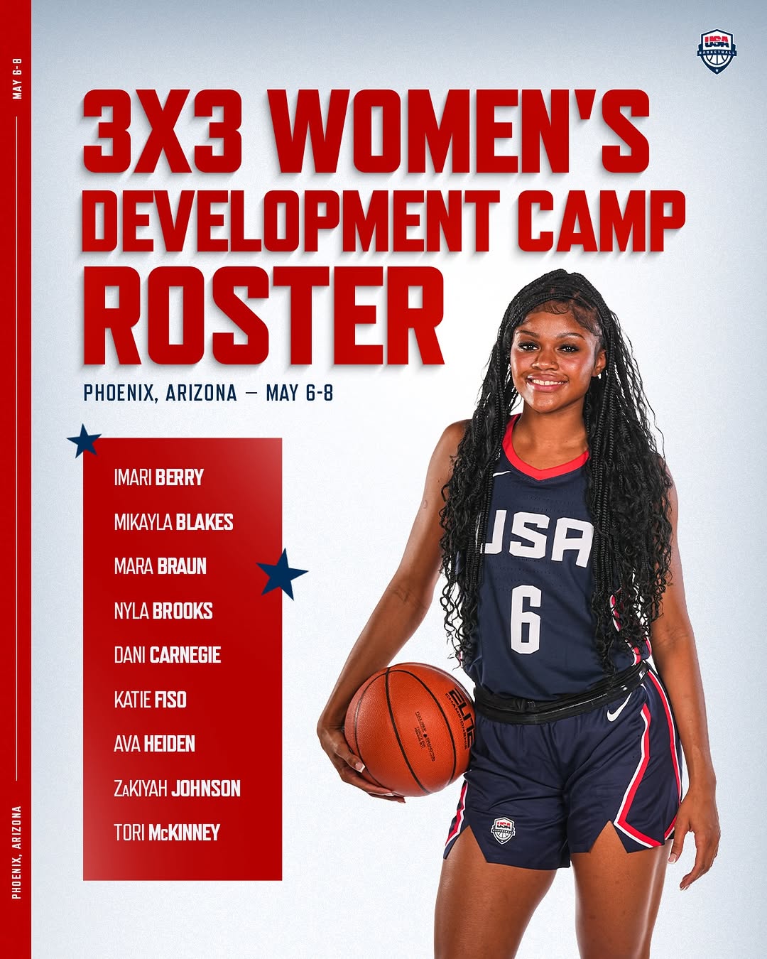 Next In Line: USA Basketball’s 3×3 Women’s Development Camp Puts Nine Rising Stars on Display in Arizona