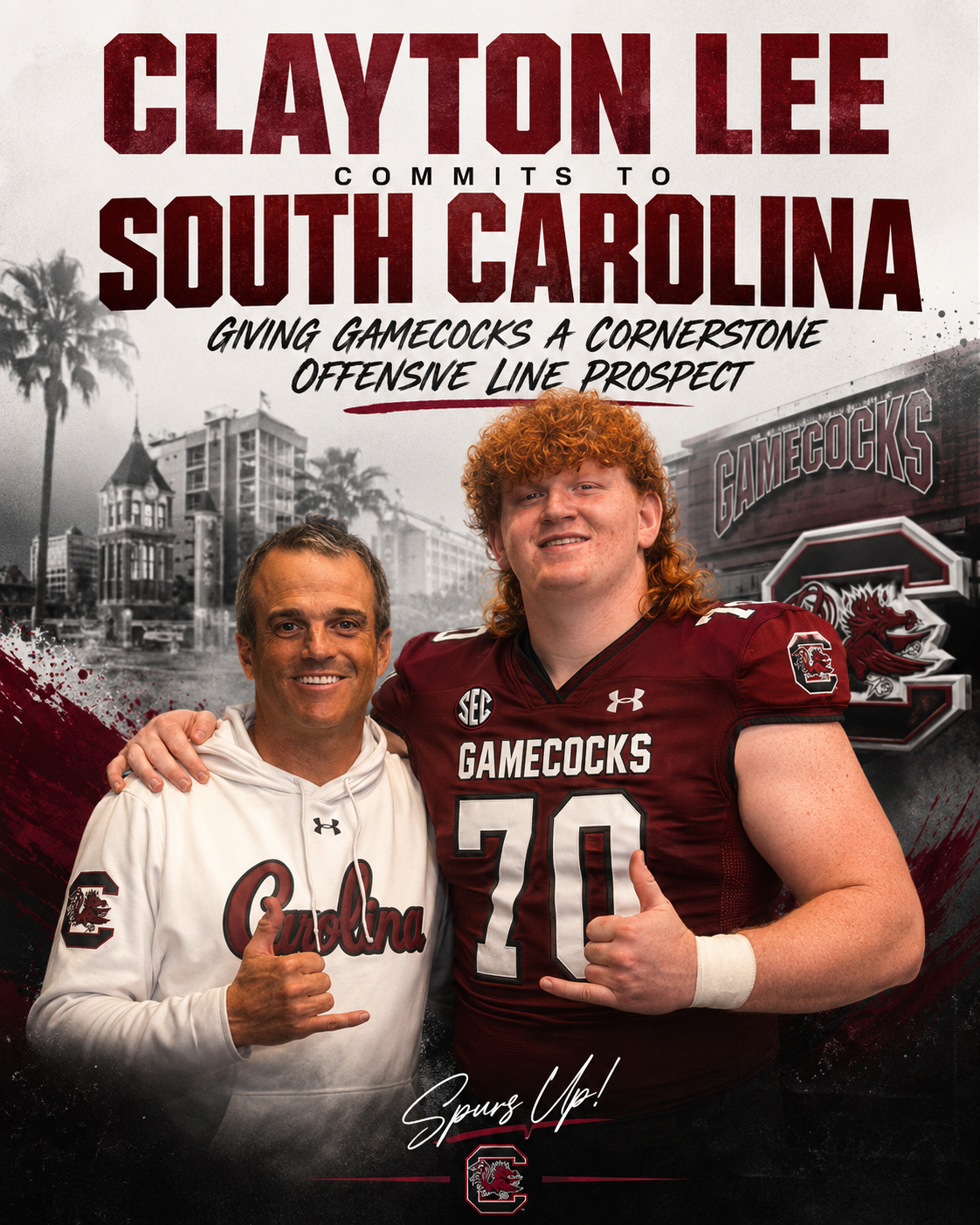 Clayton Lee Commits to South Carolina, Giving Gamecocks a Cornerstone Offensive Line Prospect