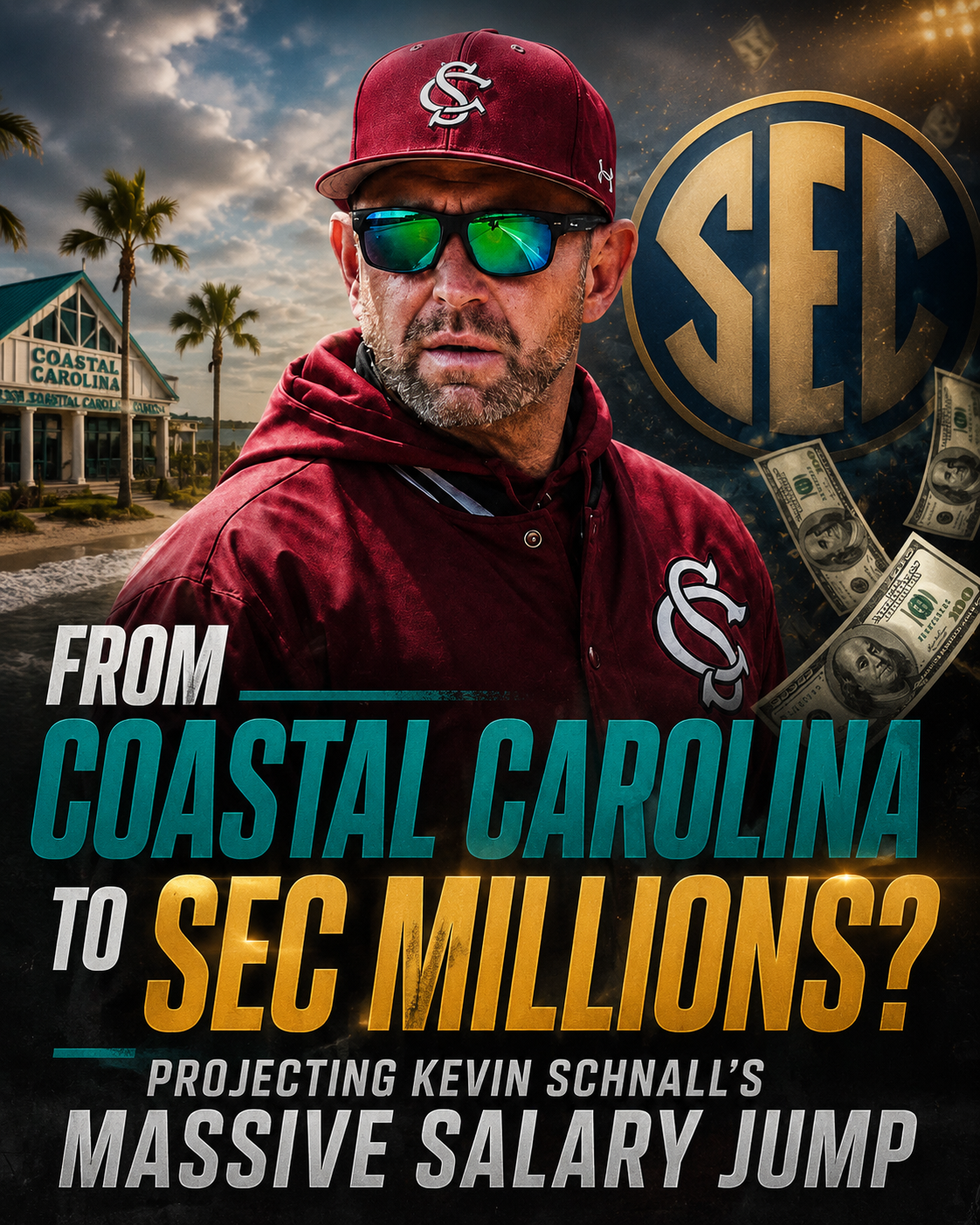From Coastal Carolina to SEC Millions? Projecting Kevin Schnall’s Massive Salary Jump