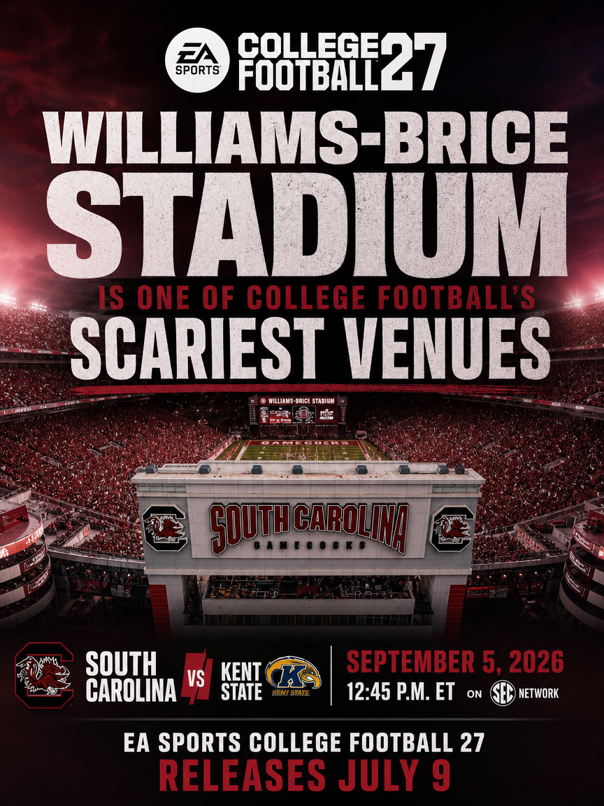 Williams-Brice Is One of College Football’s Scariest Venues — EA Sports Just Made It Official