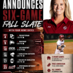 South Carolina Softball Announces Six-Game Fall Slate With Four Home Dates