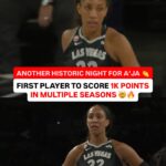 A’ja Wilson Makes History Again — First Player in WNBA History With Multiple 1,000-Point Seasons