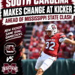 South Carolina Makes Change at Kicker Ahead of Mississippi State Clash