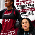 Brooke Quarles-Daniels’ Eligibility Hinges on Pending Court Case, But Staley Already Impressed