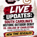 South Carolina’s Outdoor Exhibition Debut Faces Scheduling Delays