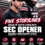 Five Storylines Ahead of South Carolina’s SEC Opener Against Mississippi State