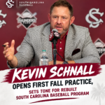 Kevin Schnall Opens First Fall Practice, Sets Tone for Rebuilt South Carolina Baseball Program