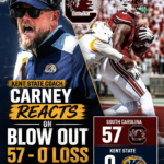 Everything Kent State Coach Said —Carney Breaks Down Blowout Loss to South Carolina: Heat, Turnovers, and Trench Mismatches