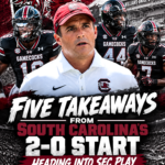 Five Takeaways From South Carolina’s 2-0 Start Heading Into SEC Play