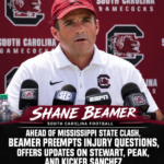 Beamer Preempts Injury Questions, Offers Updates on Stewart, Peak, and Kicker Sanchez