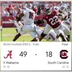 Sellers had Little to say at his Postgame Comments Insight After Alabama Blowout
