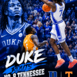 Duke Routs No. 8 Tennessee 103-64 in Cameron Exhibition