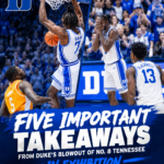 Five Takeaways From Duke’s Blowout of No. 8 Tennessee in Exhibition