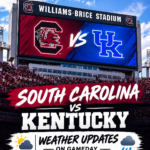 South Carolina vs Kentucky: Weather Updates On Gameday