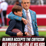 Beamer Accepts the Criticism but Draws the Line at His Kids