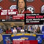 “Some of My Best Work”: Dawn Staley on Chloe Kitts’ Growth, Maturity and ACL Comeback